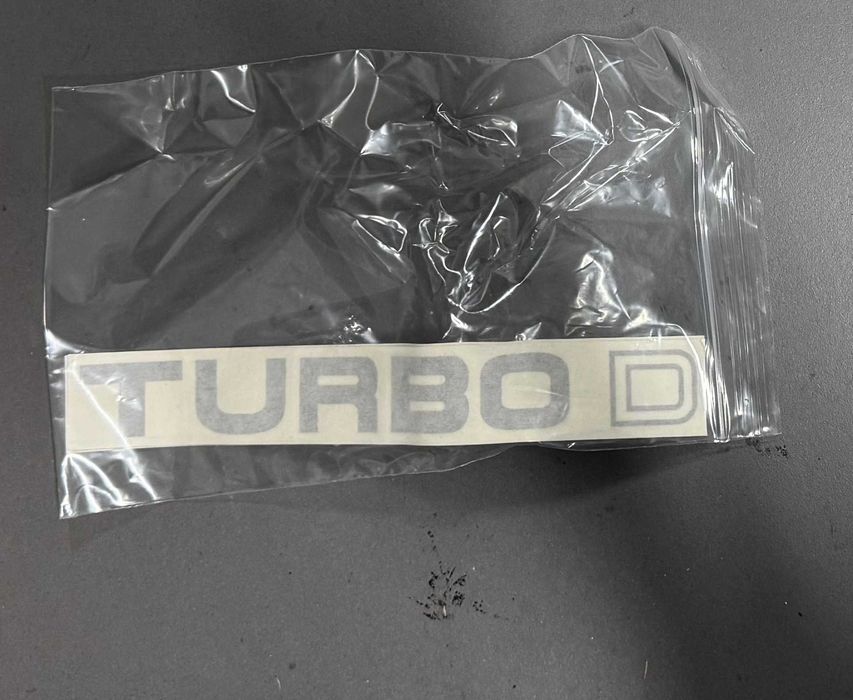 Autocolante Turbo D bagageira Range Rover classic 1984 até 1992