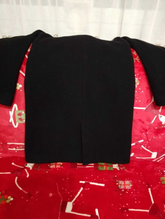 płaszcz czarny  ZARA BASIC XS