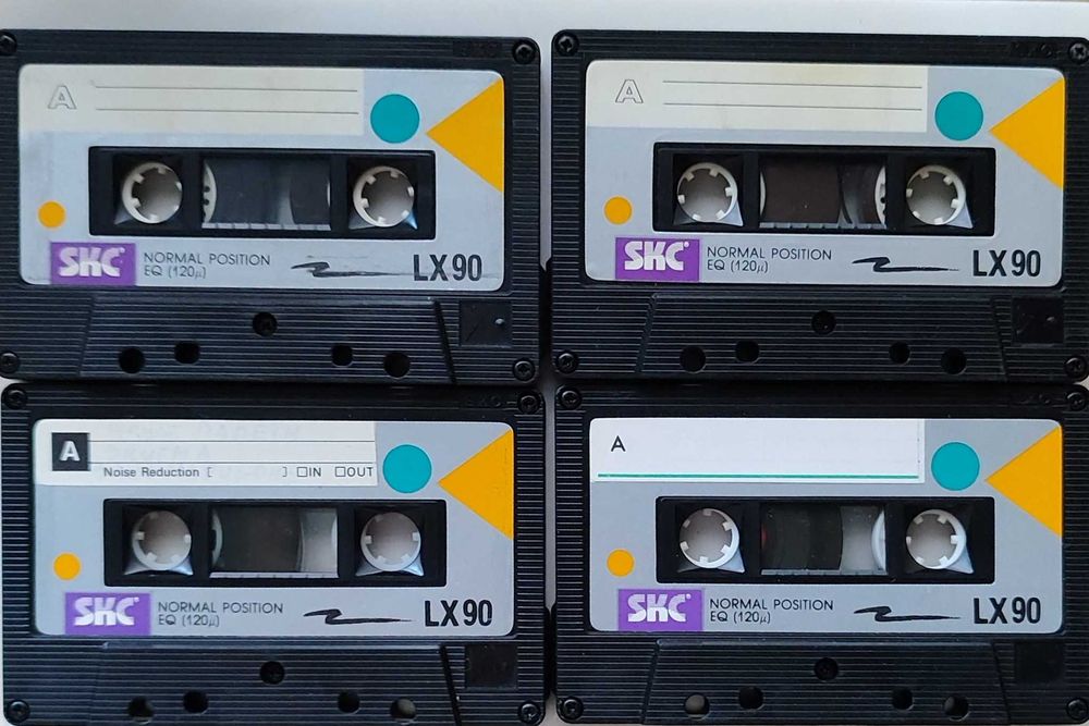 Аудиокасеты SKC CD90, LX90, QX46, QX60, QX90, AX90
