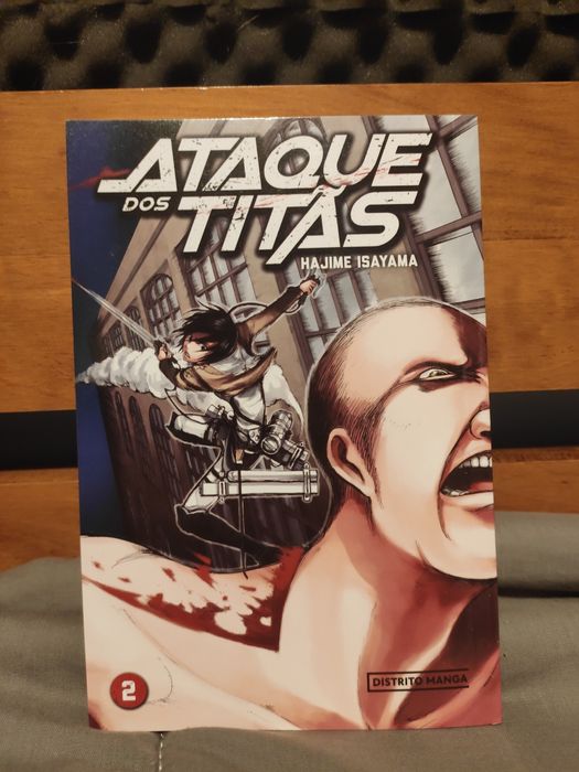 Attack on Titan volumes 1 e 2 em português
