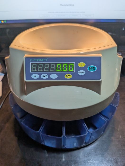 Contador Moedas Q-Connect
