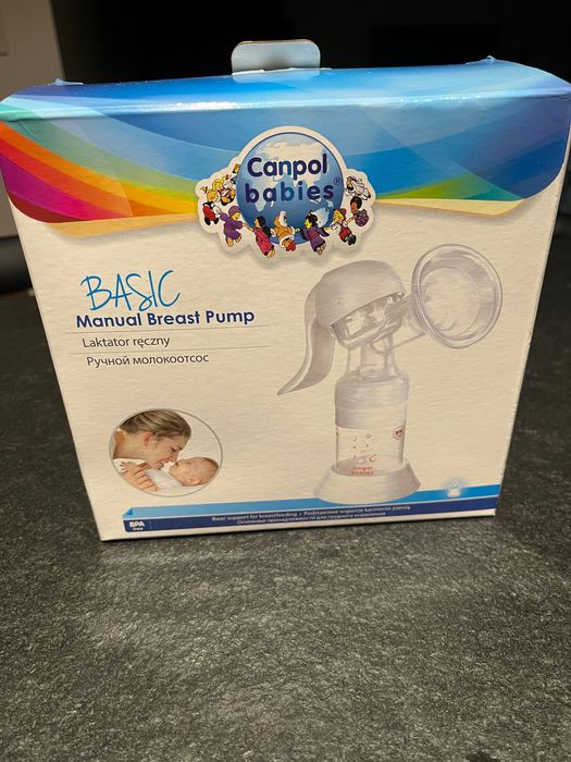 Laktator manualny Canpol Babies i woreczki do pokarmu