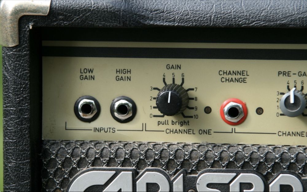 CARLSBRO - Amplificador Valvulado 60W de Guitarra - Raro 1987