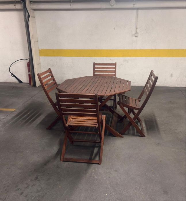 Conjunto jardim 4 lugares