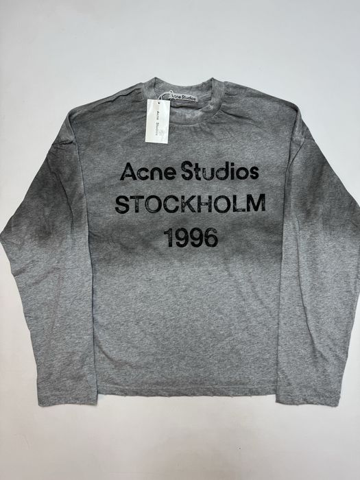 Лонгслів Acne Studios Washed Grey Oversized S M L