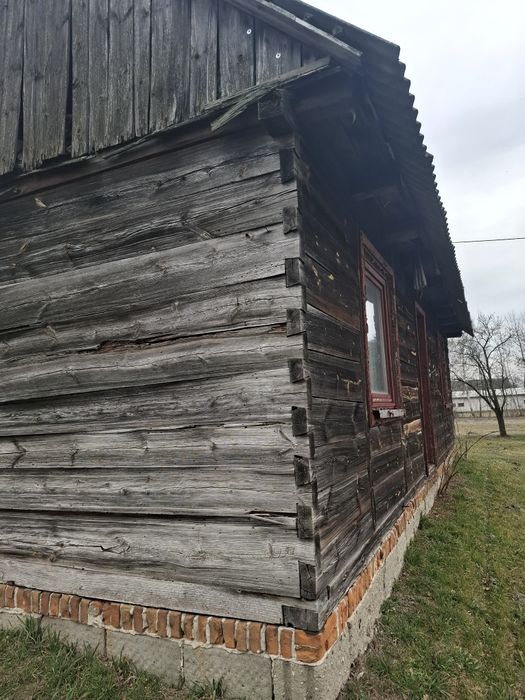 Dom drewniany do rozbiórki