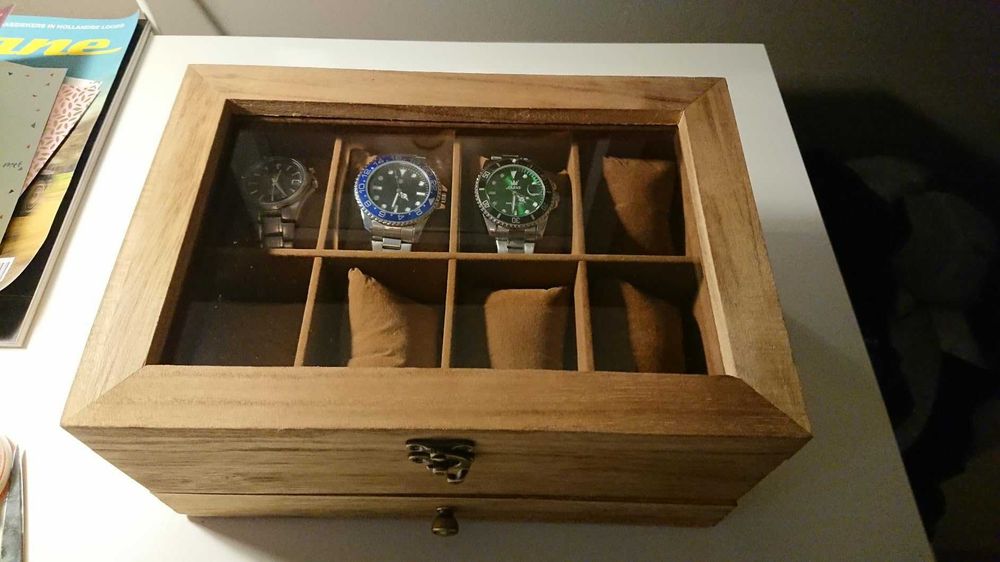 Szkatułka na zegarki biżuterię duża prezent świąteczny NOWA