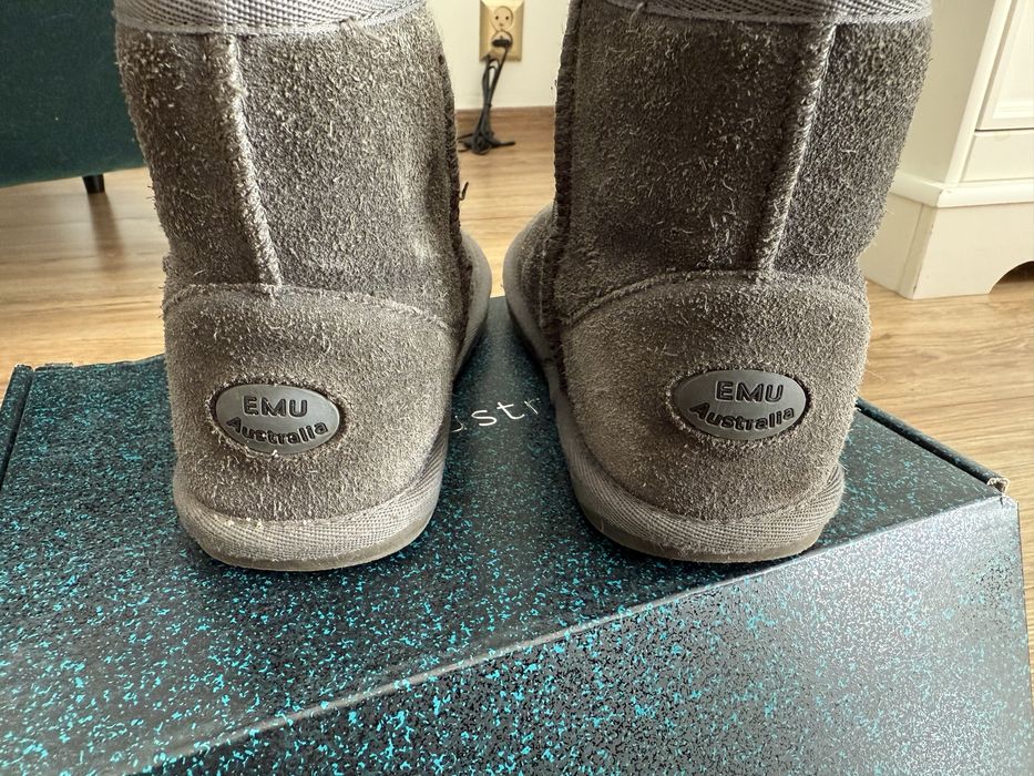 Oryginalne buty zimowe EMU szare 31 wallaby mini