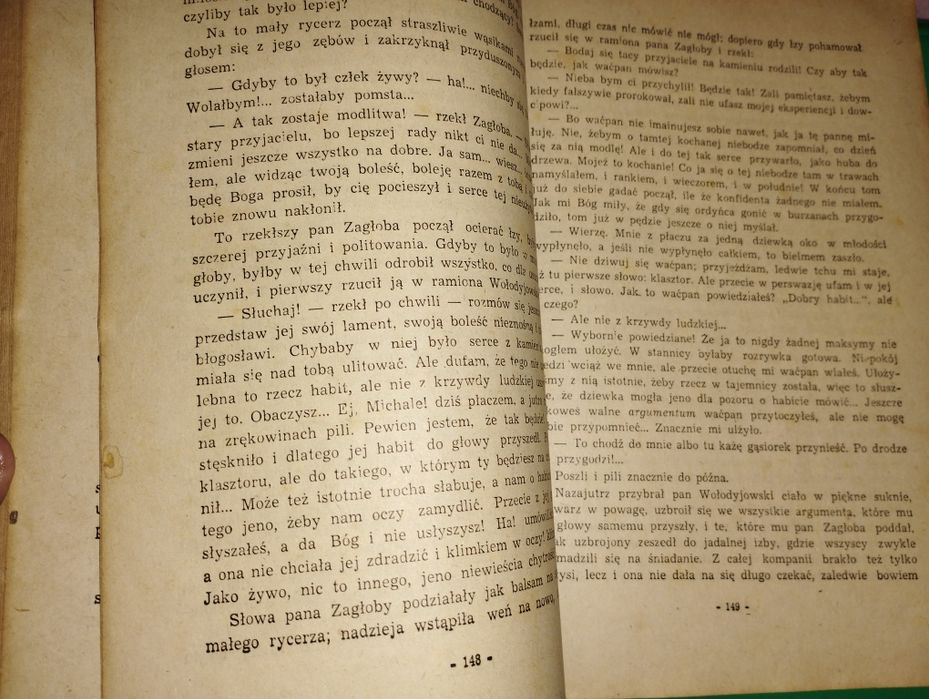 Książka Pan Wołodyjowski Sienkiewicz 1953 3 wydanie