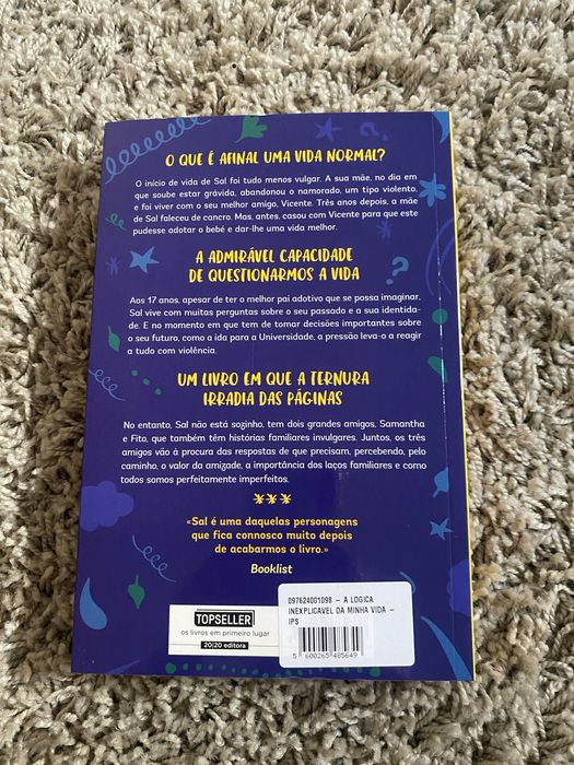 Livro “ A lógica inexplicavel da minha vida” benjamin saenz
