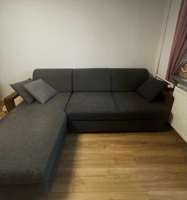 kanapa narożna z funkcją spania – 220 cm