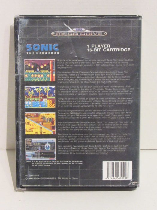 Mega Drive Game Sonic The Hedgehog64585896942082121
