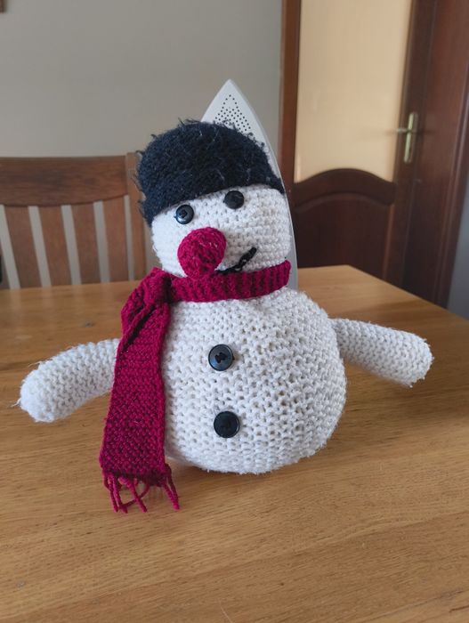 Bałwanek robiony na szydełku