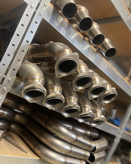 Downpipe BMW e60 e61 3” M57n 177km 218km przelift 525d 530d euro 3 4