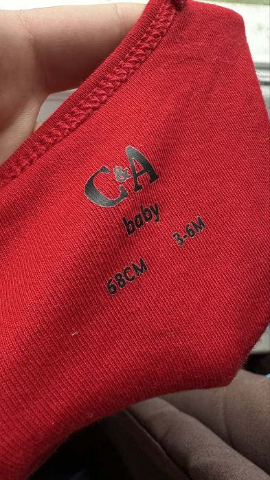Новорічний бодік C&A розмір 68