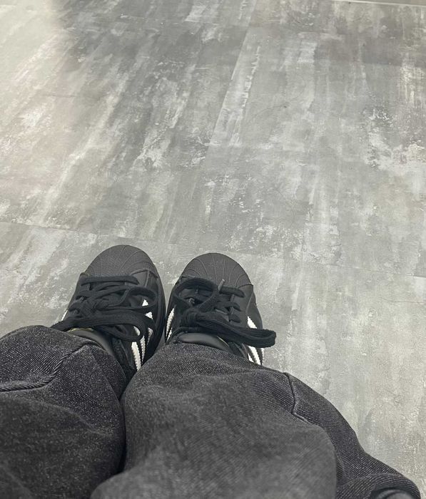 Nowe adidas Superstar XLG Black White R.37