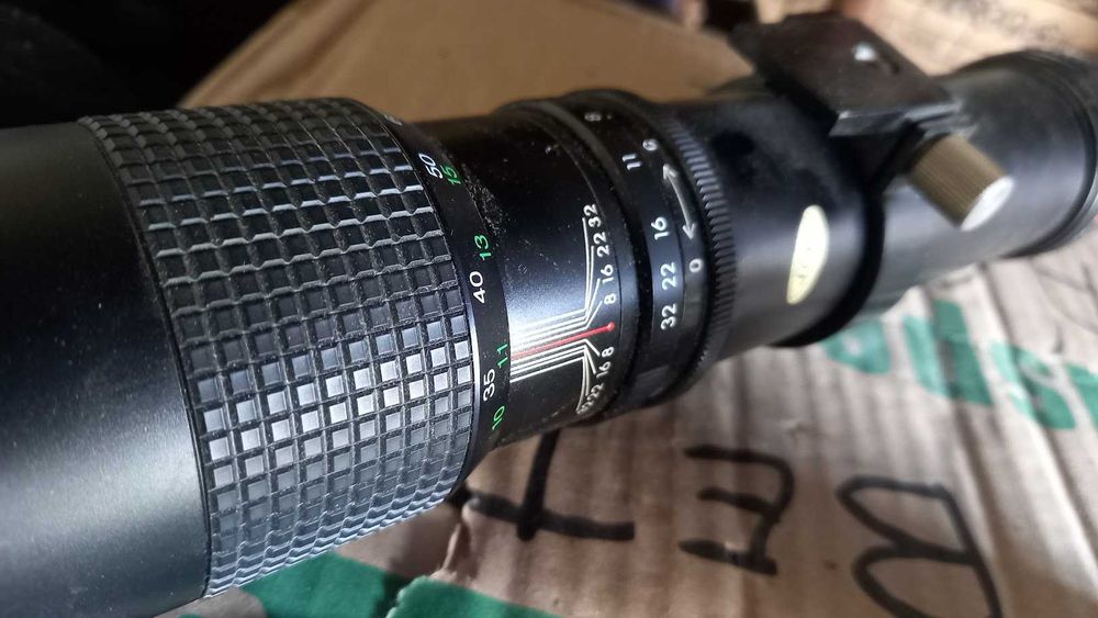 Teleobjetiva Manual Supertele 500mm (Montagem Universal / T-Mount)