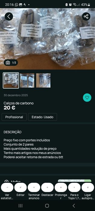 Acessórios para bicicletas oportunidades