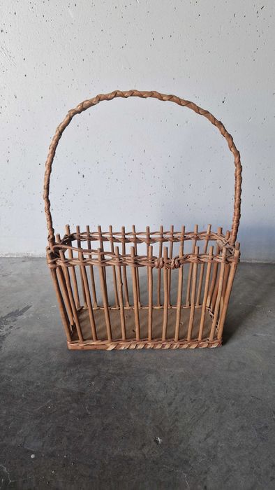 Cesto de vime, vintage