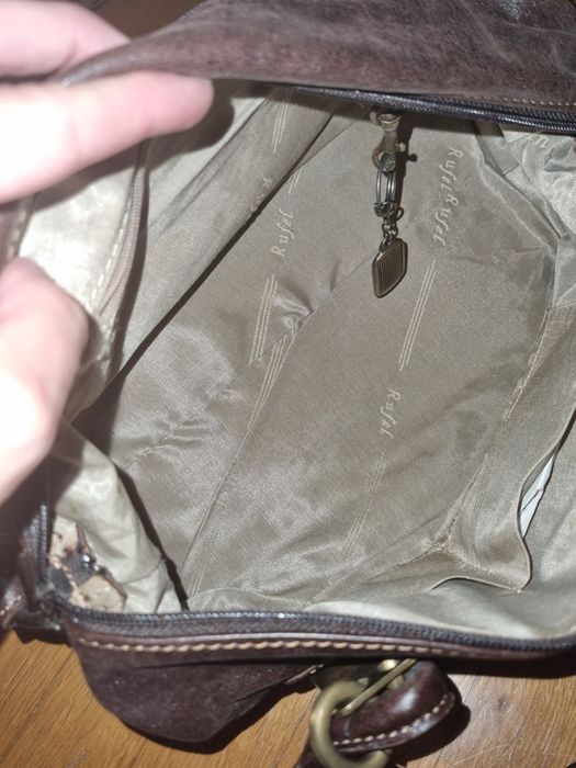 Mala em Pele Castanha da Rufel