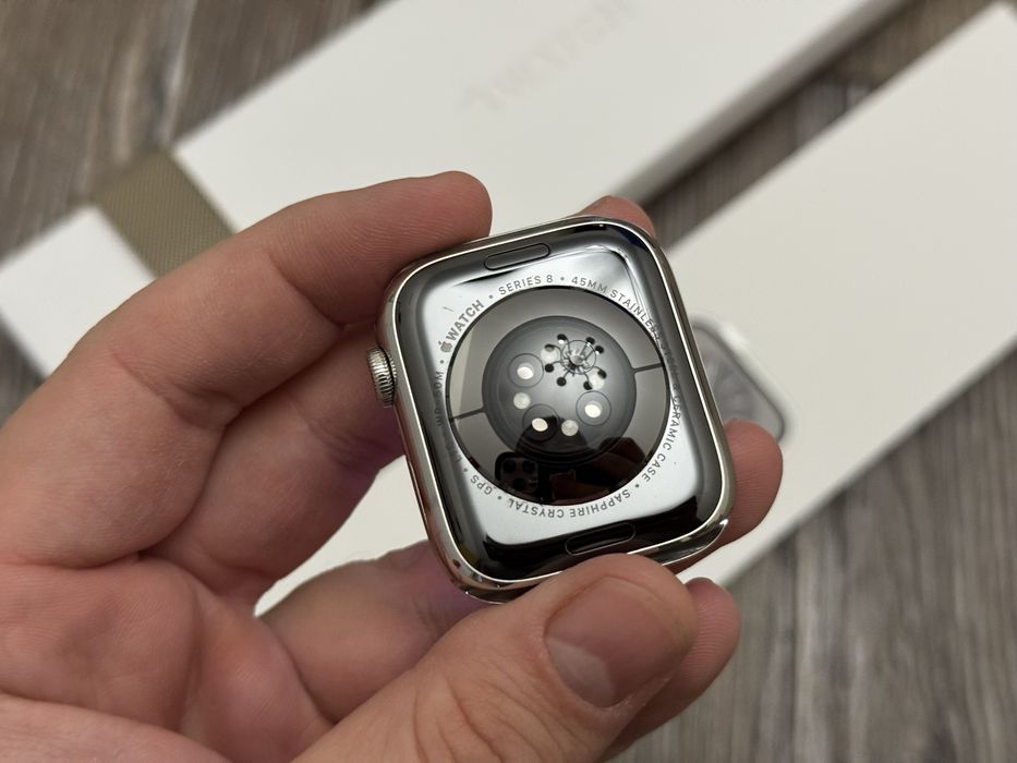 Apple Watch 8 45mm lte gps stainless steel