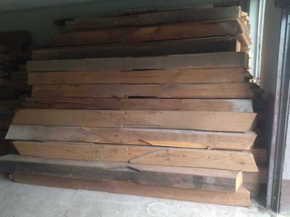 Drewno z rozbiórki 120 lat, belki drewniane, loft, stare drewno