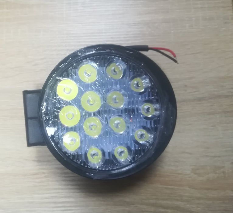 Фара LED робоче світло балка ФСО туманка квадрат 48вт метал корпус