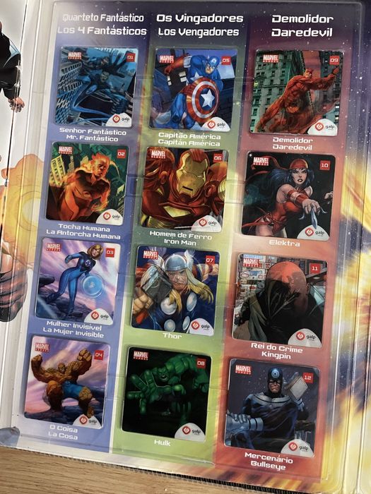 Marvel Axtion Flix album galp