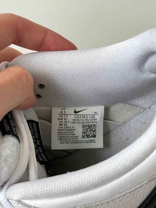 Чоловічі оригінальні кросівки Nike Low Dunk