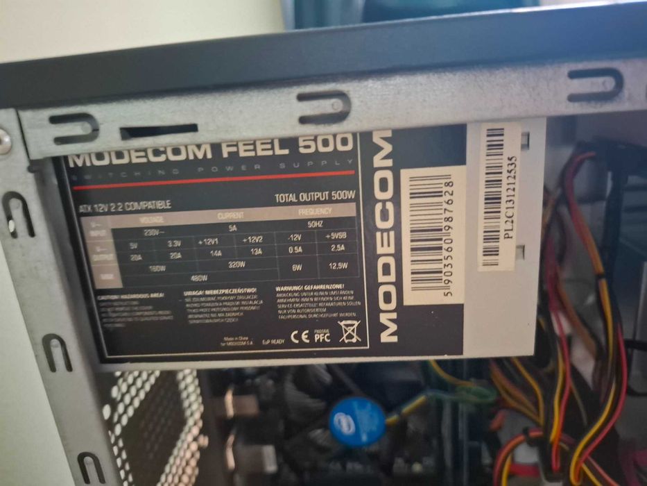 Komputer Stacjonarny 750Ti 2GB Windforce i5 4440 12Ram SSD 250GB 1TBHDD