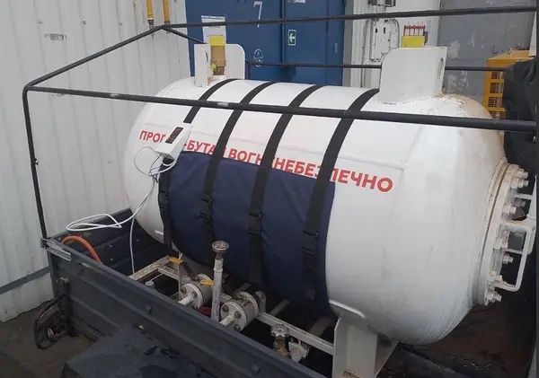 Термоелектрична ковдра для підігріву балонів та ємностей