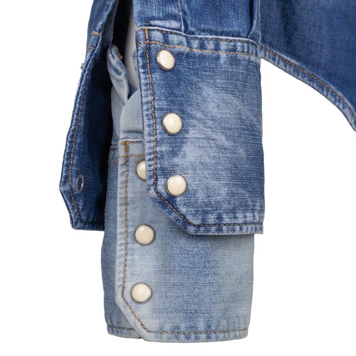 DSQUARED2 męska koszula Denim Button Up Shirt Italy -45%