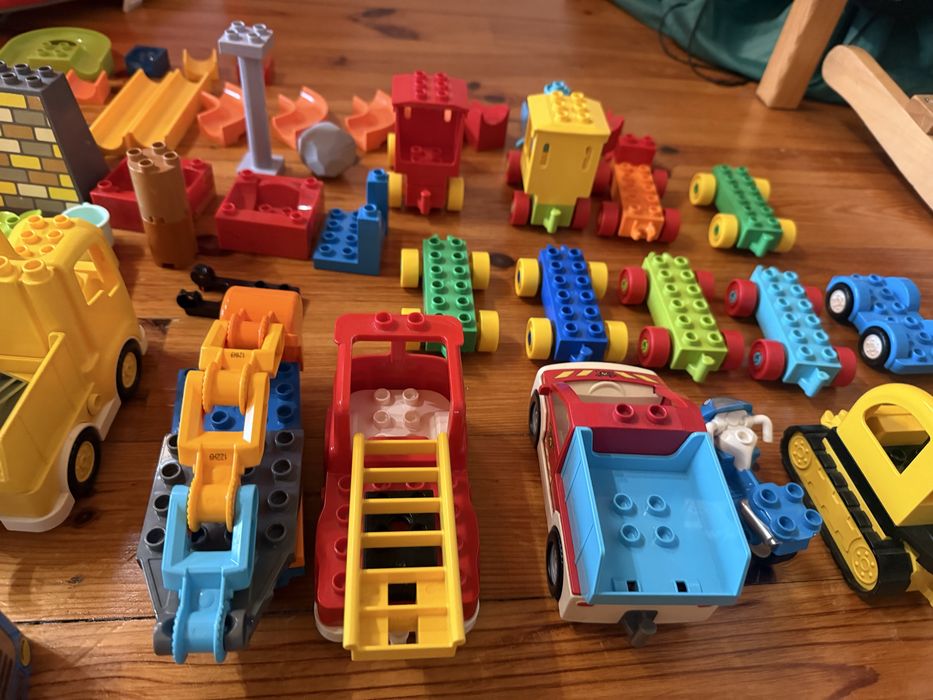 Klocki lego duplo około 250 elementów