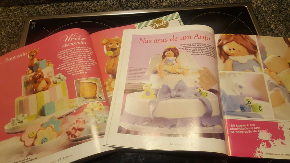Conjunto revistas cake design