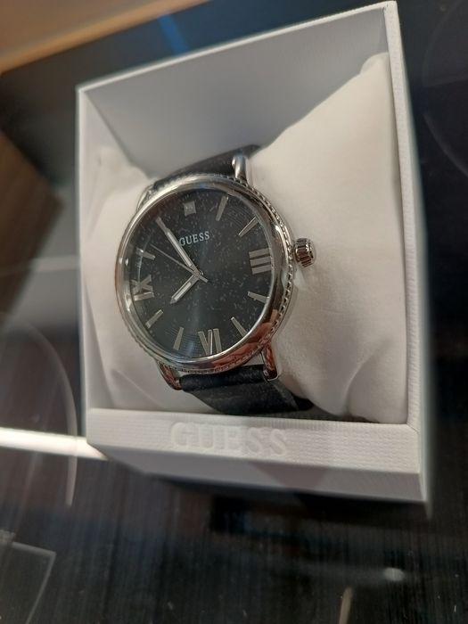 GUESS U1465G1M Zegarek Męski 42 mm Czarna Tarcza Nowy Oryginalny Premium