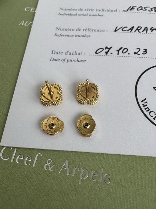 Срочно‼️Пусеты Van Cleef