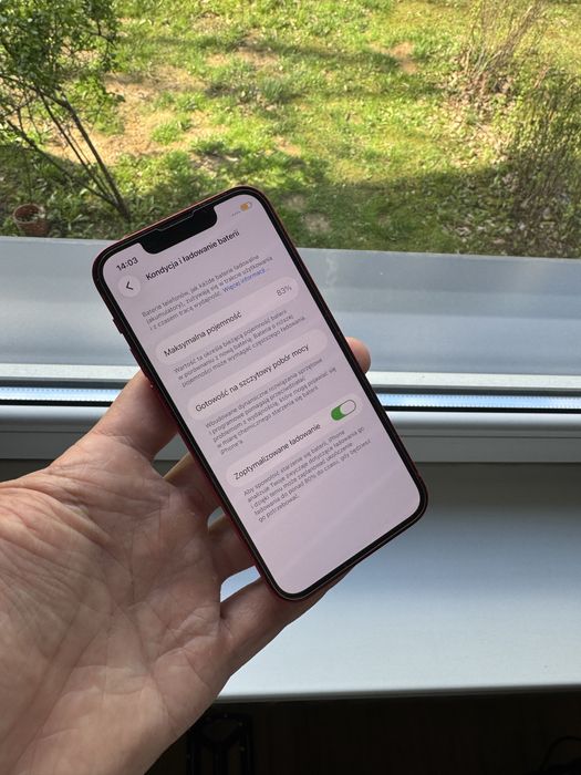 Iphone 13 mini 128 gb 83% red stan idelany