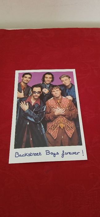 Postal/Foto Backstreet Boys,nova
