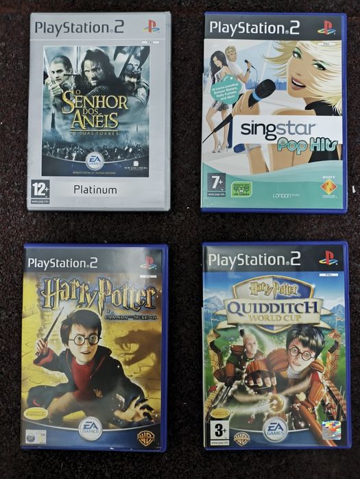 Jogos PS2, PS3 e PS4