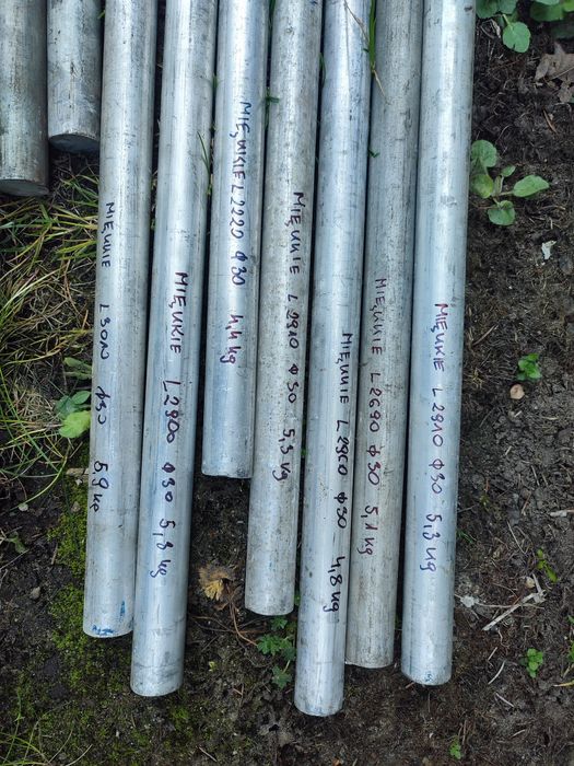Aluminium PA6 i inne. Wałki prety do 60mm cięcie na wymiar