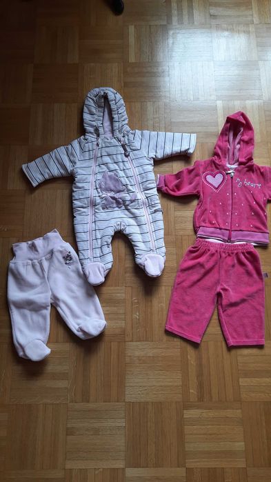 Paka ubrań dla dziewczynki 62cm