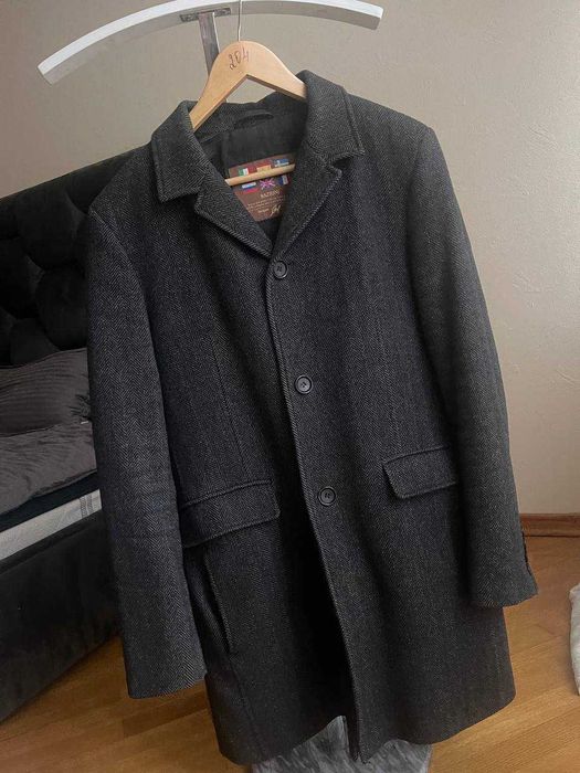 Пальто BAZIONI   для чоловіків з вовни 100% размер М