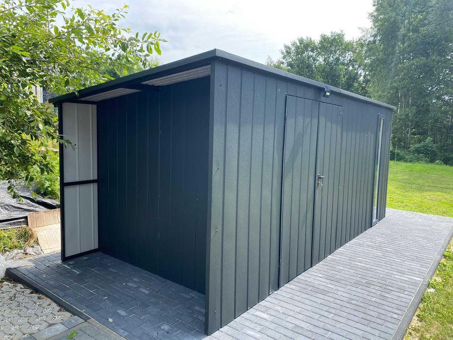 Garaże Blaszane Domki Ogrodowe Wiaty Śmietnikowe