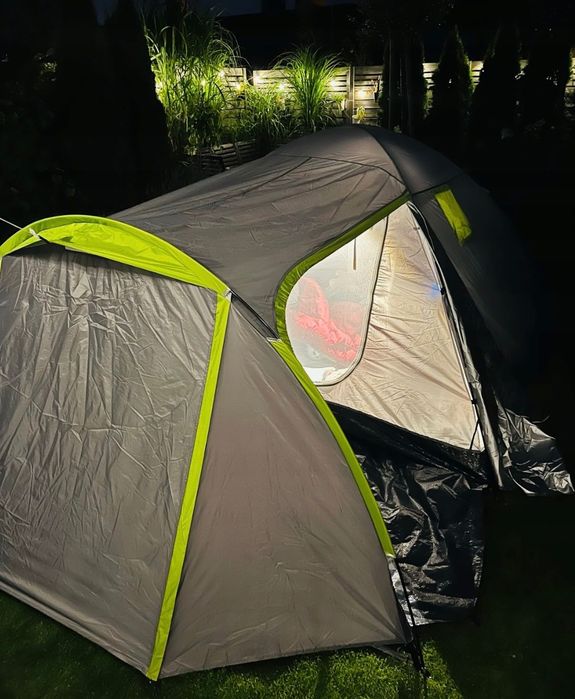 Namiot TURYSTYCZNY 4 os Rodzinny KEMPINGOWY Iglo Wodoodporny 225 cm