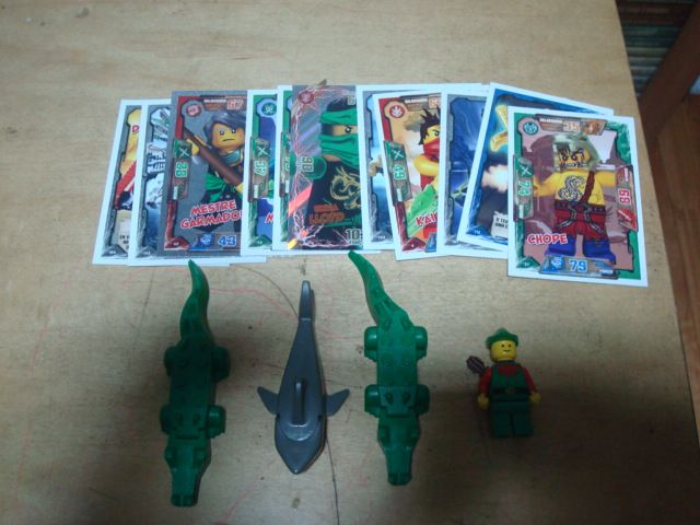lote lego cartas ninjago