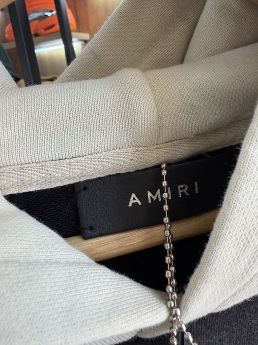 Худі AMIRI Big Logo Faded Black / Brown Off White Bape
