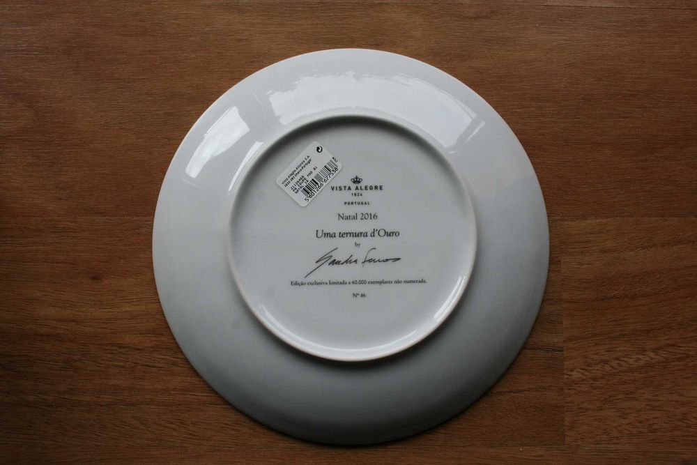Prato de Natal da Vista Alegre - 2016 (inclui envio)