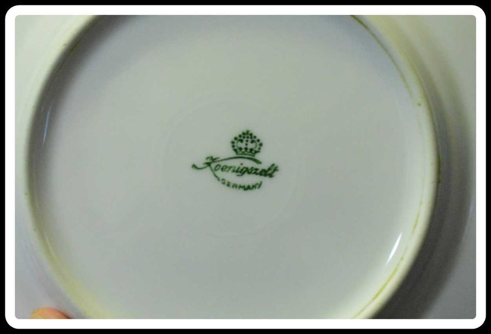 Porcelana BAVARIA Bareuther Koenigszelt Germany Silesia