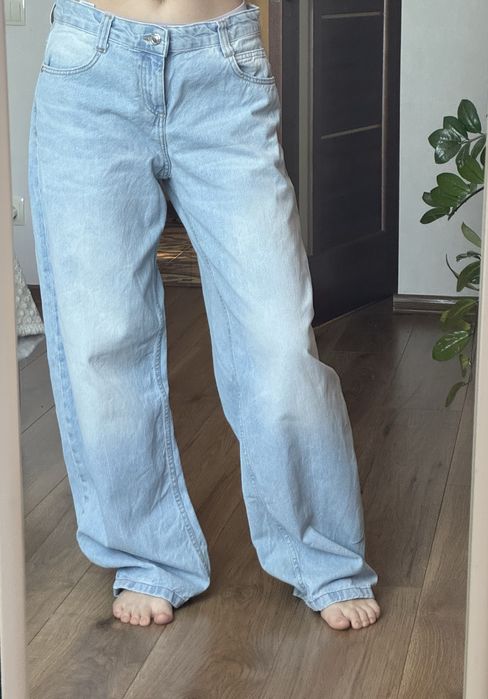 Джинси bershka блакитні