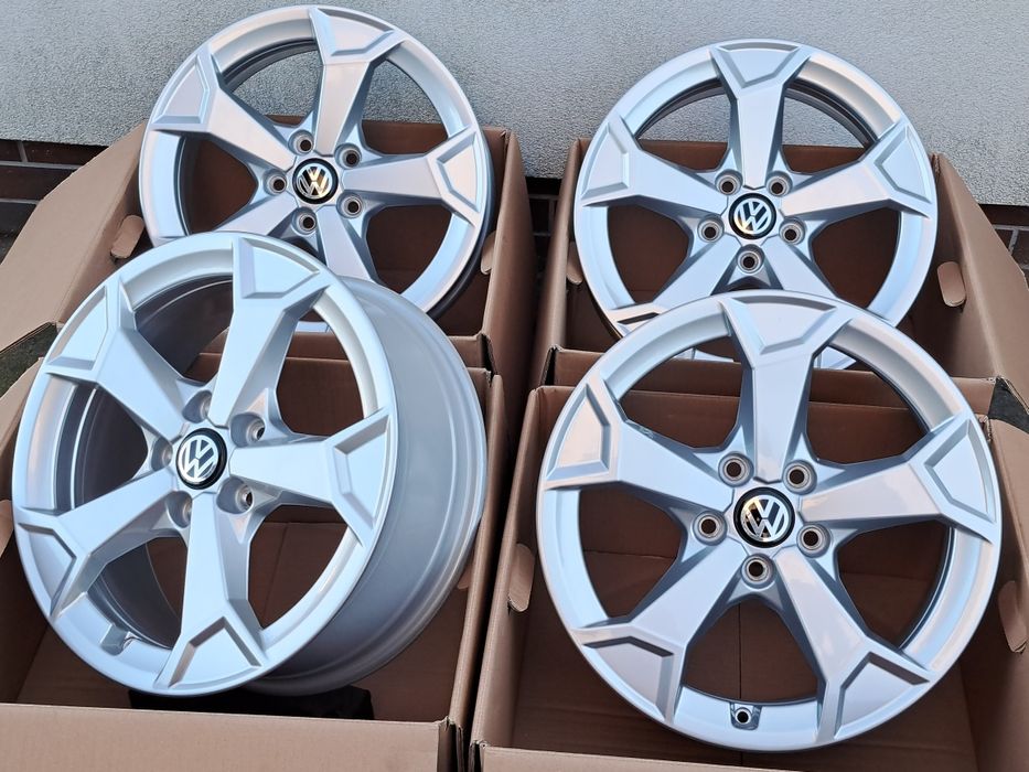 ALUFELGI VW 17 5x112 Turan Passat Golf Jetta T-Roc Scirocco EOS #6